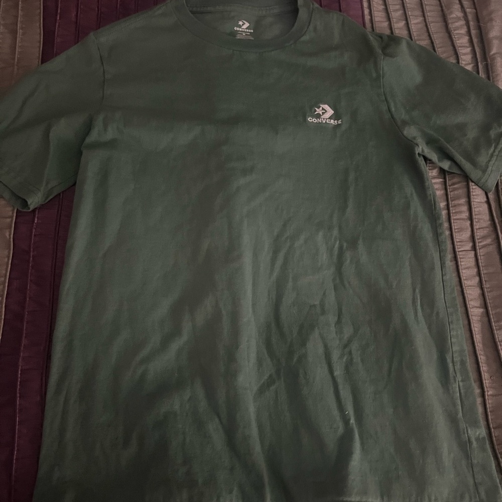 Converse Short Sleeve Tees in Green and Brown- Men’s medium- 2 pack - Picture 6 of 8